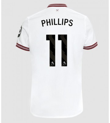 West Ham United Kalvin Phillips #11 Replika Udebanetrøje 2023-24 Kortærmet